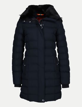 Mantel Santorin Lang Blau XS