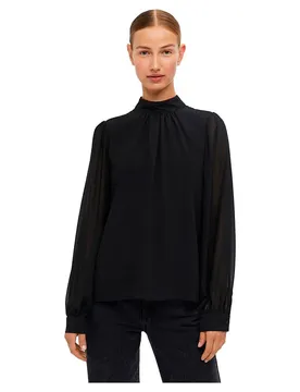 Chemisier à Manches Longues Mila Black 34