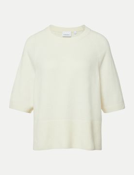 Comma Feinstrickpullover Weiß L