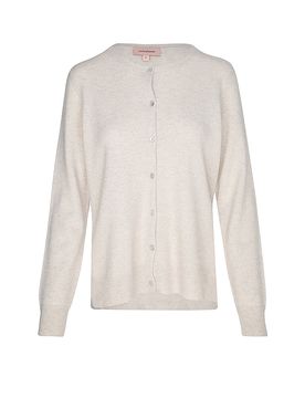 Kaschmircardigan beige L damen