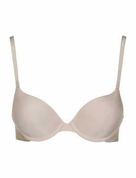 Sujetador camiseta con aros BODY MAKE UP smooth skin beige 90D