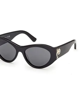 Occhiali Da Sole Da Donna Ep029 Shiny Black 01A Smoke/CAT3