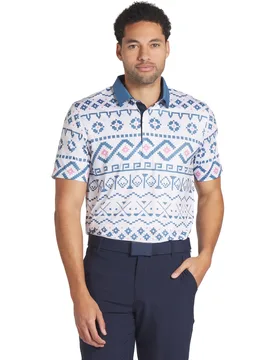 Puma Polo Fair Isle, weiss/blau s - Puma - FashionsVida