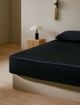 Lenzuola Di Seta Lusso - Senza Cuciture, Fascia Elastica 100% Seta Confortevole E Amichevole Per Le Persone Allergiche 120x200+30cm