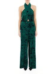 Jumpsuit in velluto VERDE SCURO M