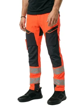 Pantalon De Travail Accelerate Safe 19079 Hi-Vis Red / Dark Navy 56