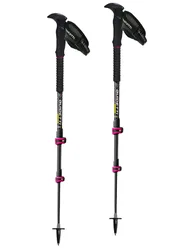 Bâtons de trekking en carbone - B Light Rubis Carbone Alu en Aluminium - Noir