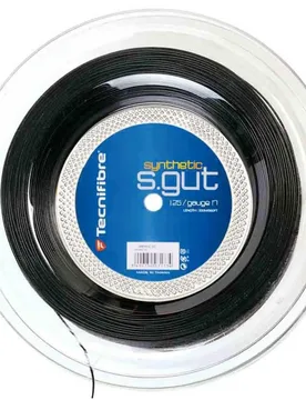 Synthetic Gut 200 M Tennis Reel String Black 1.25 mm - Tecnifibre - FashionsVida