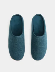 M&S Mule Slippers Green male