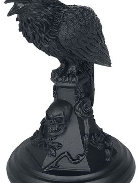 Gothic Kerzenständer - Black Raven Kerzenhalter - None - unisex