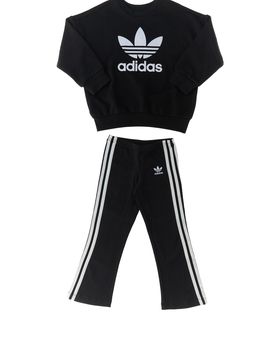 Adidas Tuta con leggings NERO 4-5A
