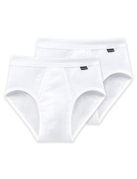 SCHIESSER Braga negro / blanco