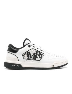 Sneaker classiche in pelle bianca e nera