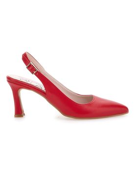 Décolleté Rosse Slingback con Tacco Medio 2371 38