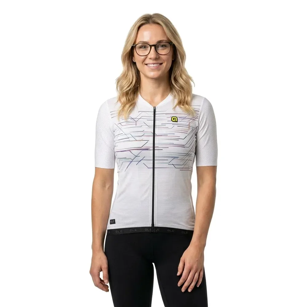 Maglia A Maniche Corte Pr-e Megabyte White - Ale - FashionsVida