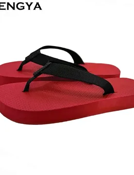 Hot Sale Summer FlipFlops Platform Flat Slippers For WomenThick Red Sole Mules Casual Beach Slides Flats Casual Shoes For Women - Aliexpress - FashionsVida