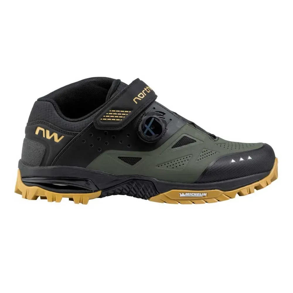 Scarpe Mtb Enduro Mid 2 Forest Green / Black - Northwave - FashionsVida