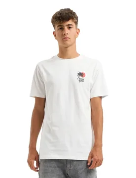 T-shirt à Manches Courtes Cabana White S - Hydroponic - FashionsVida