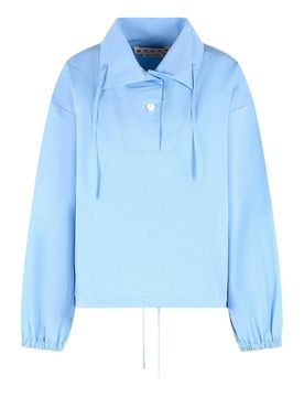 Marni Camicia in cotone celeste