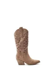 Womens Gloribel Camel Boots Faux Leather - Size Eu 37