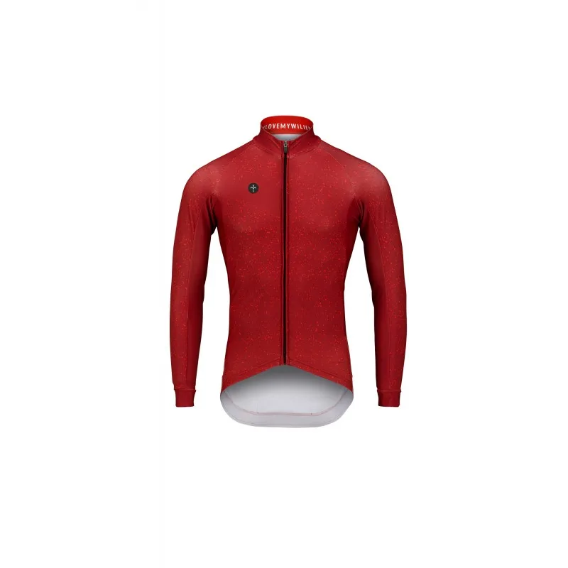 Maglia invernale ciclismo KOSMOS red - Wilier - FashionsVida
