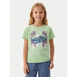 T-Shirt Lily Vintage ERGZT04140 Grün Regular Fit 8 female
