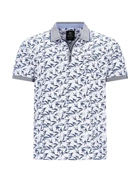 Floraler Allover-Druck m. Zip H Pol male - XXL - FashionsVida