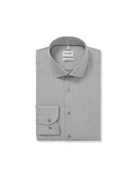 Hemd Body Fit grau 45 herren