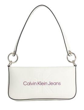 Sculpted Shoulder Pouch Ivory Stück Damen