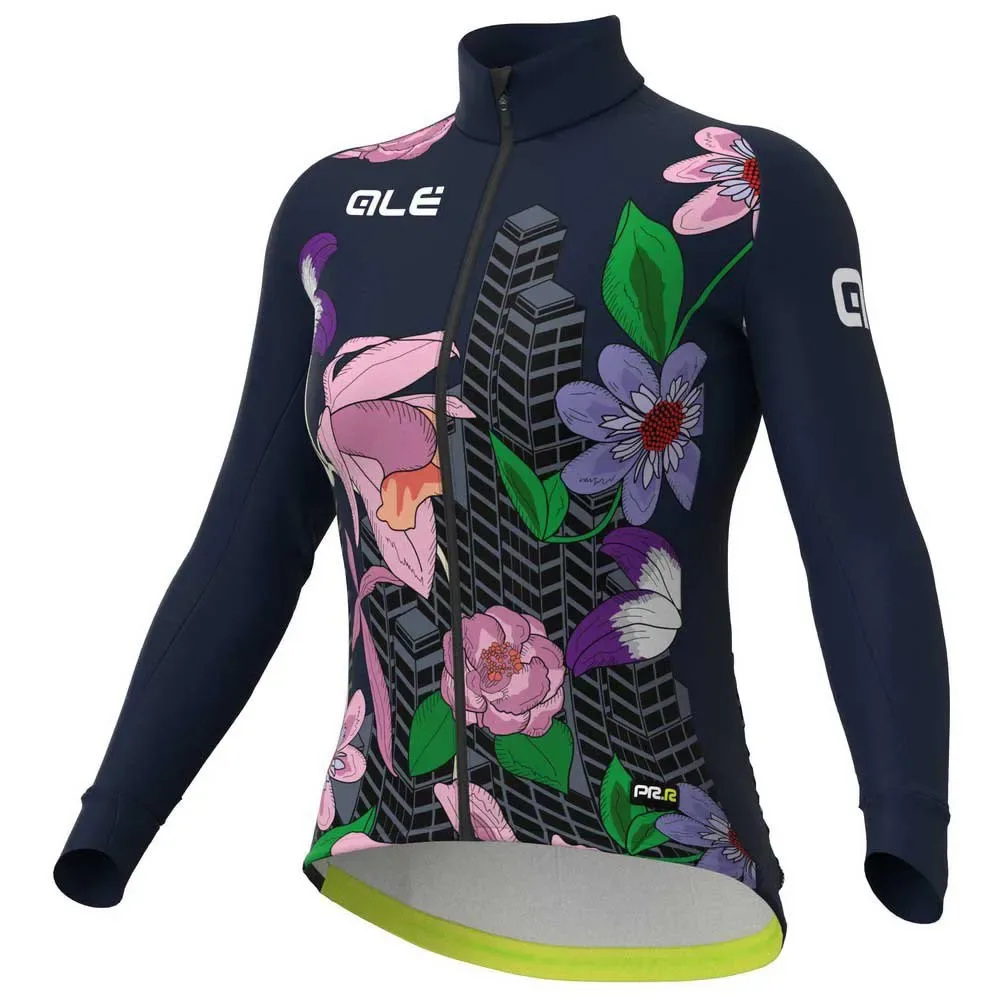 Maglia A Maniche Lunghe City Navy Blue - Ale - FashionsVida