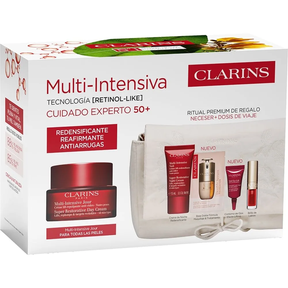 Estuche de regalo Cofre Experto Multi-Intenisve Pieles Secas - Clarins - FashionsVida