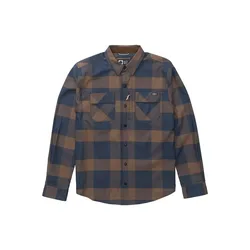 Chemise à Manches Longues Fathom Tech Flannel Navy/Rust 2XL