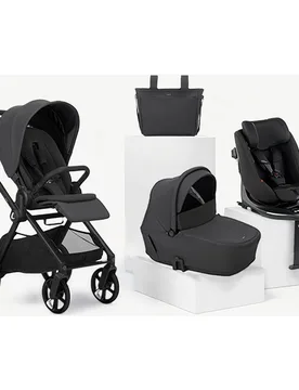 Trío Muum 5 gris + capazo Sleep + silla auto Kombifix negro - Jané - FashionsVida