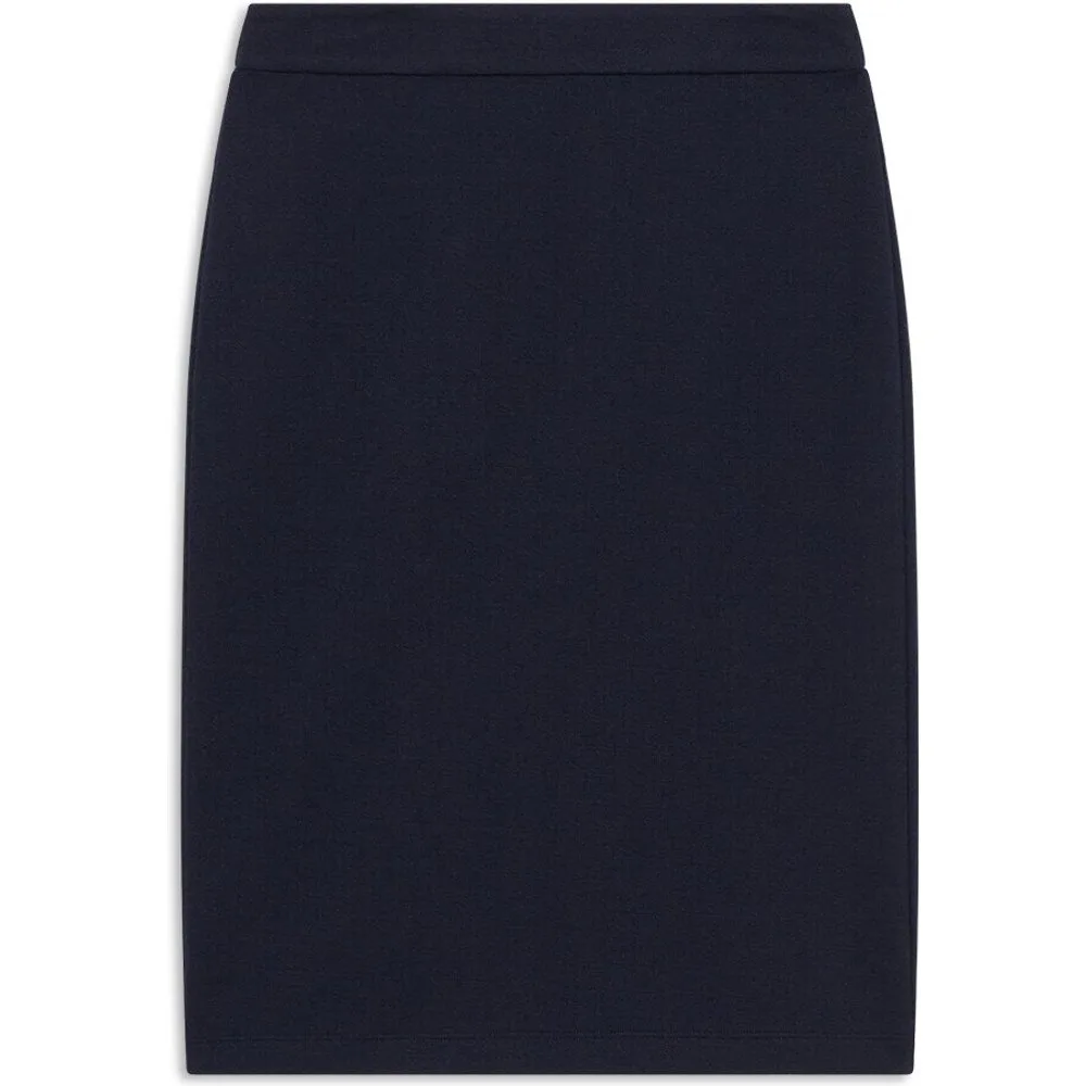 Falda midi de mujer con lana y cierre de cremallera - Caroll - FashionsVida