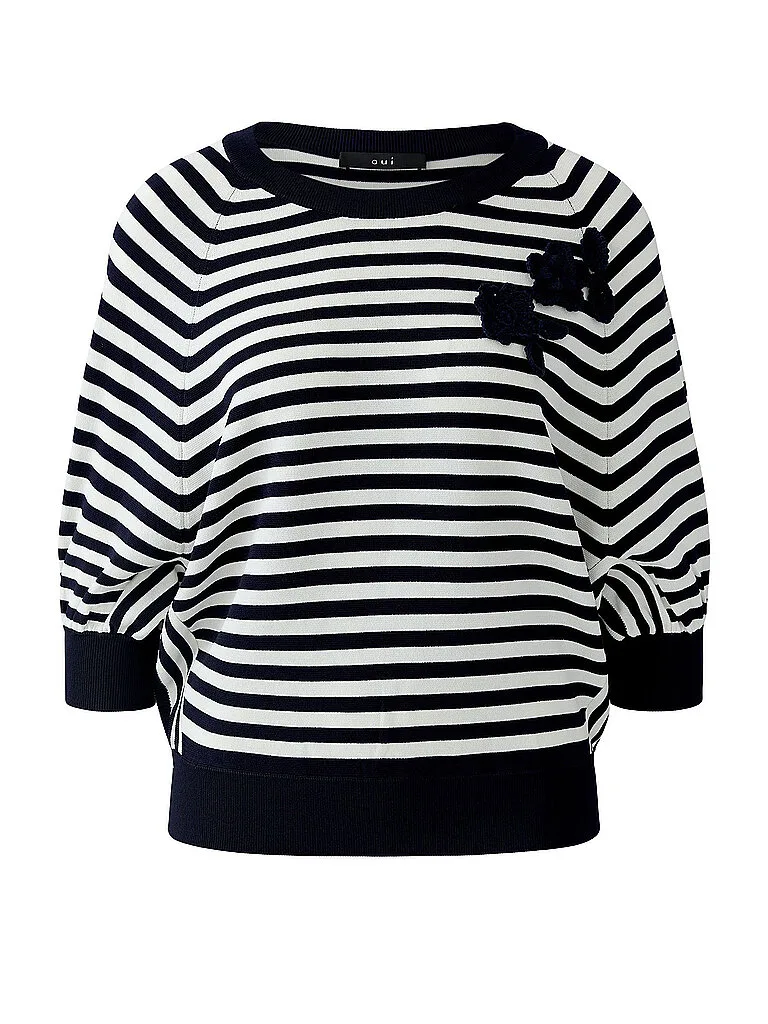 Ouí Pullover azul oscuro 34 - Oui - FashionsVida