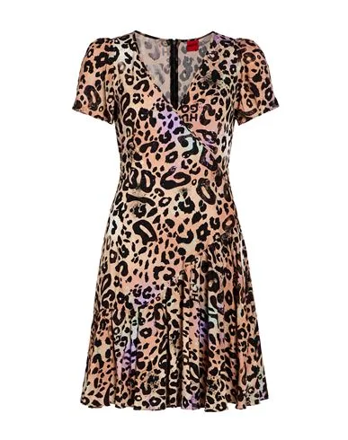 Hugo Minivestido Mujer Camel 40 Mujer - Hugo Boss - FashionsVida