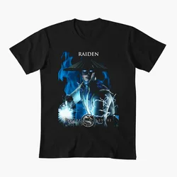 RAIDEN 0529 Vintage Mortal Kombat Gift tee for MK gamer 100% cotton printed Men's Short Sleeve Graphic T-Shirt All size Tops