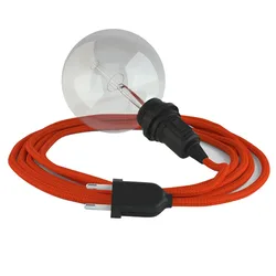 Cables Lampe Suspendue Pour Abat-jour Rm15 3 M Orange / Black One Size