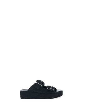 Ciabatte in pelle NERO 41