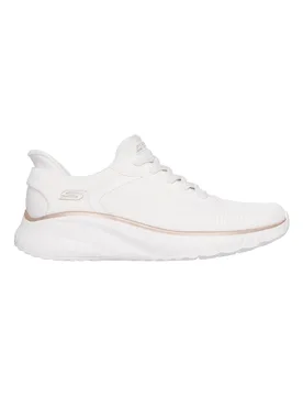 Sneakers bianche in mesh comfort Bobs Squad Chaos Current Muse 41 - Skechers - FashionsVida