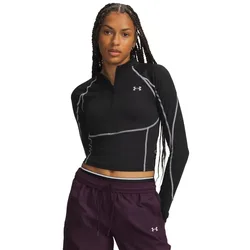 T-shirt à Manches Longues Avec Demi-zip Coldgear Elite Black / Reflective M