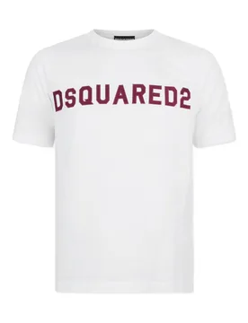 T-shirt bianco uomo fade cool - Dsquared2 - FashionsVida