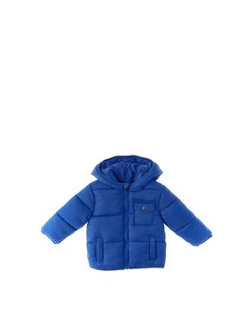 Piumino con cappuccio BLU ELETTRICO 4A