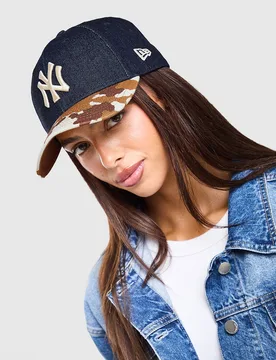 MLB New York Yankees 9FORTY Cow Cap - Damen, Cremefarben - female - Size: One Size - New era - FashionsVida