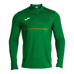 Felpa Con Mezza Zip Record Iii Green S