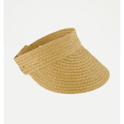 Visera papel con detalle flor