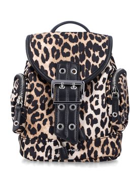 Ganni Mini Bold Print Backpack