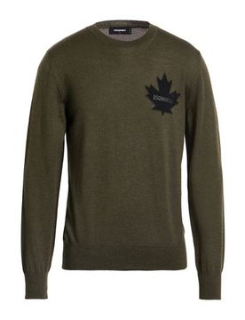 Pullover Herren Militärgrün S Herren
