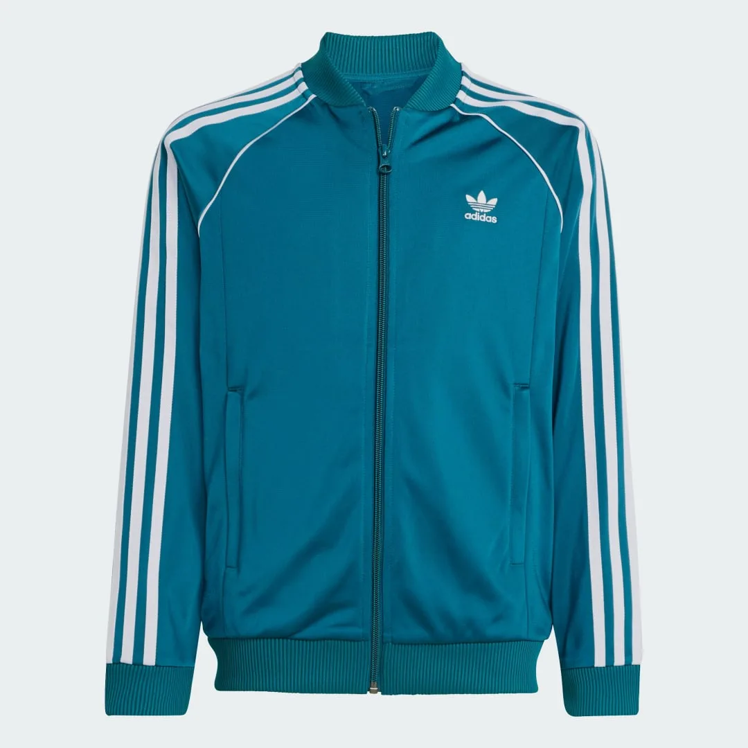 Track top adicolor SST Junior 13-14A Legacy Teal - Adidas - FashionsVida