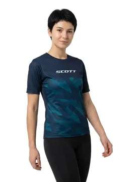Maglietta A Maniche Corte Vertic Lt Dark Blue - Scott - FashionsVida